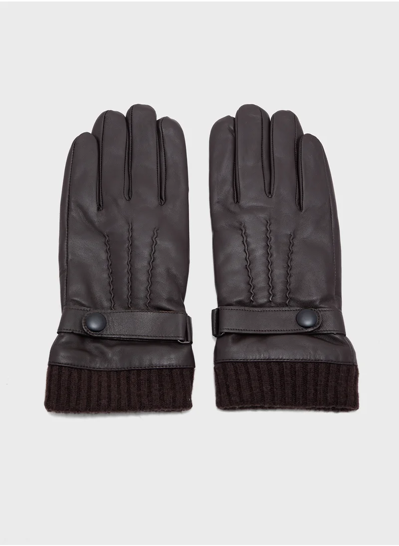 روبرت وود Genuine Leather Gloves