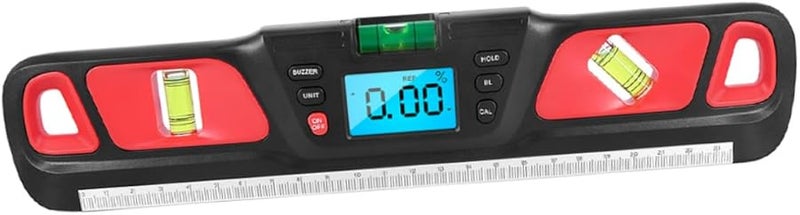 Operitacx Mini Spirit Level with Backlight High Precision Bubble Ruler for Picture Hanging - Image 2