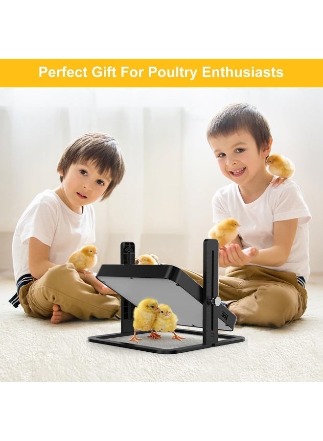 YOUWE7 Chick Heater Plate, Incubator for Chick, Chick Brooder Heater Plate With Easy Clean Plate 10" X 10", Rutin Chicken Brooder for 15 Chicks, Adjustable Height Brooder Heater  Watt - Image 3