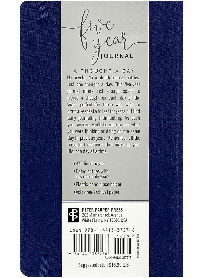 null - Peter Pauper Press Five Year Journal: A Thought a Day for Five Years - Image 1