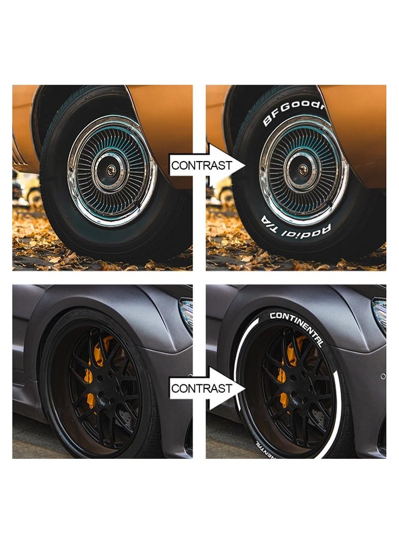 Plan A Car Motorcycle Tyre Writing Pen, Quick Dry Waterproof and Friction Resistant Writing Pen, Suitable for All Kinds of Tires and Minor Car Scratches (Blue) - Image 2