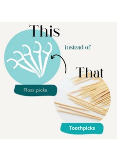 Royalkart Royalkart Dental Floss Toothpick, Teeth Cleaning (Pack of 200)  - Image 5