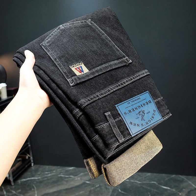 Unisex Classic Denim Jeans Loose Fit Daily Outdoor Wear - Image 4