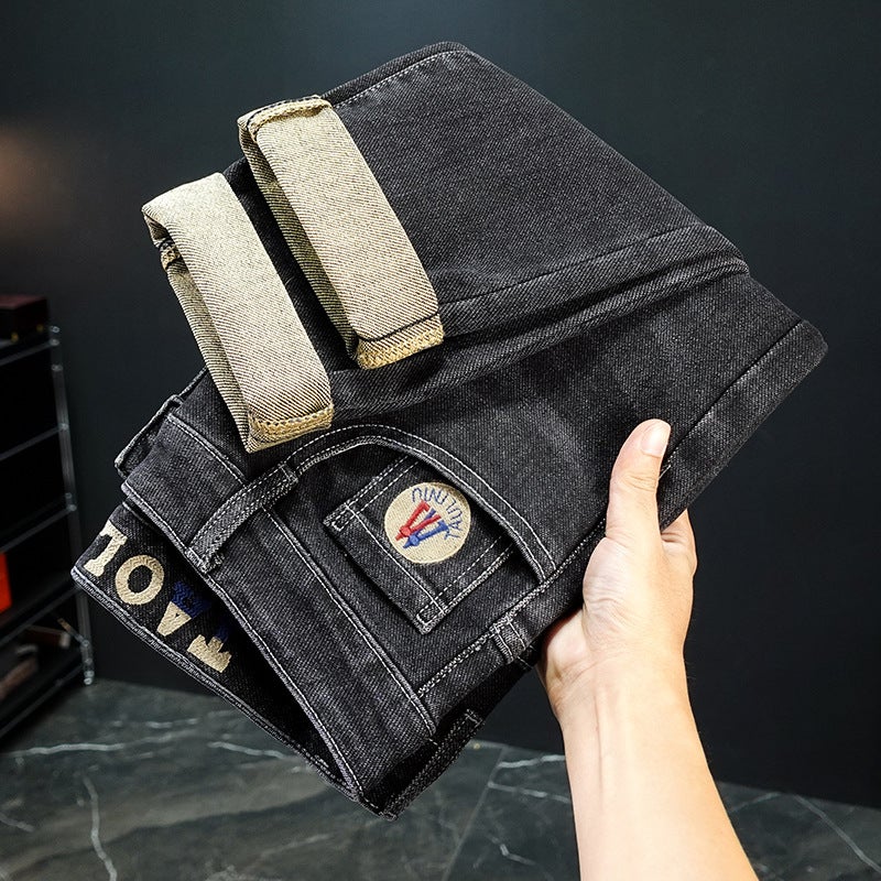 Unisex Classic Denim Jeans Loose Fit Daily Outdoor Wear - Image 2