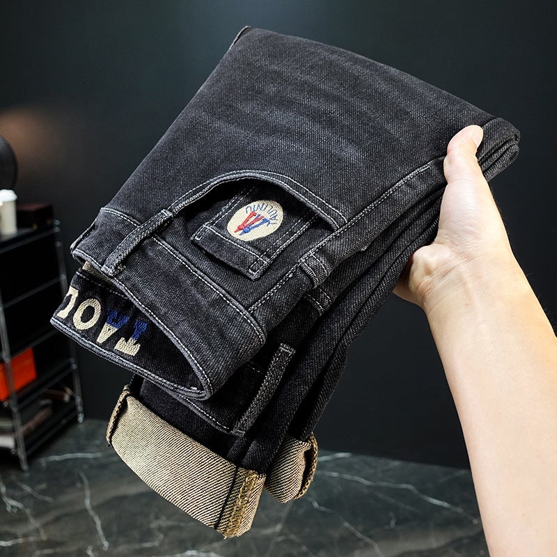 Unisex Classic Denim Jeans Loose Fit Daily Outdoor Wear - Image 5