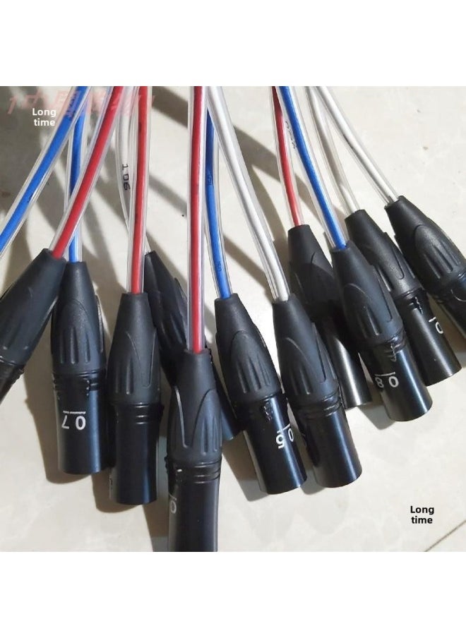 Generic - 6.35 Flowing Performance Audio 12-way Port Signal Cable Wiring Stage Box 12-channel Dual-use Seat 6.5 Canon Head-Color:8m - Image 1