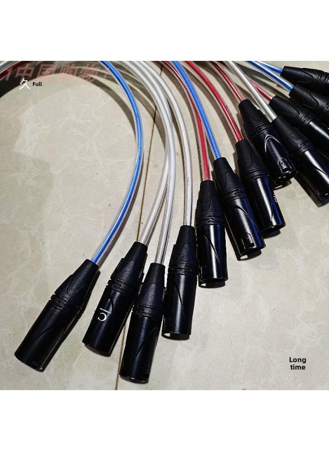 Generic - 6.35 Flowing Performance Audio 12-way Port Signal Cable Wiring Stage Box 12-channel Dual-use Seat 6.5 Canon Head-Color:8m - Image 1