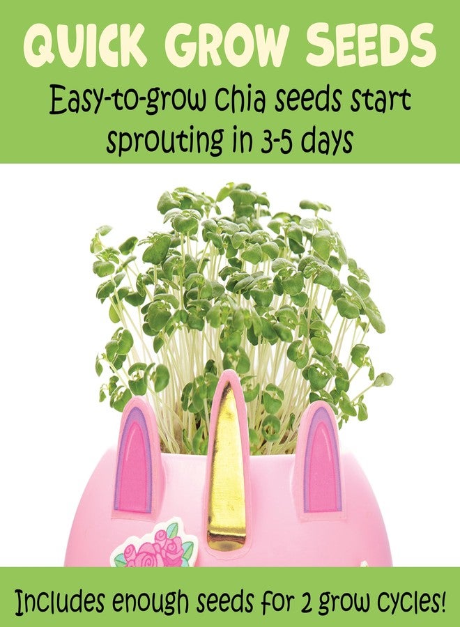 Creativity for Kids Plant-A-Pet: Unicorn, Mini Unicorn Gifts for Girls, Spring Crafts & Kids Activities (Ages 6+) - Image 5