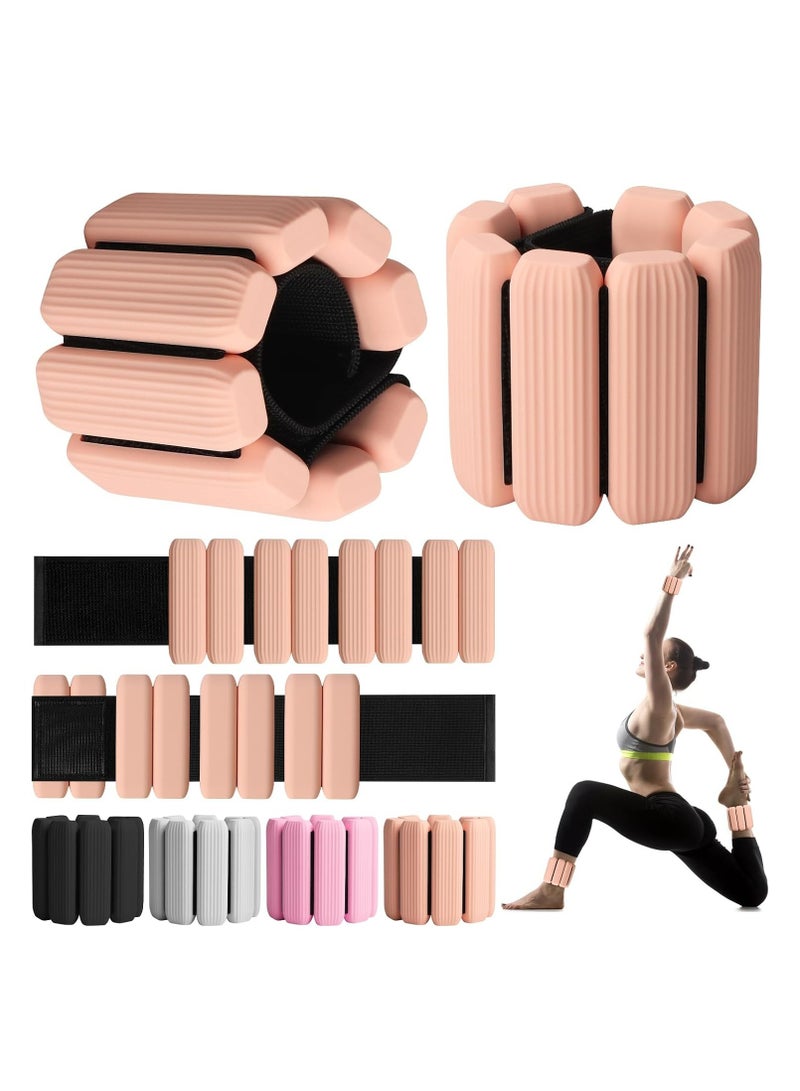 أوزيغالور قطعتان من الأوزان القابلة للتعديل لليدين / الكاحلين للنساء والرجال، 2.2 رطل (1 كجم) - للنادي الرياضي، اليوجا، المشي - Image 1