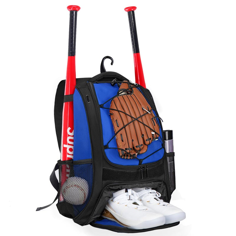 Goloni Baseball Bag,Backpack for Baseball, T-Ball & Softball Equipment & Gear,Softball Bag with Shoe Compartment,Fence Hook - Image 1