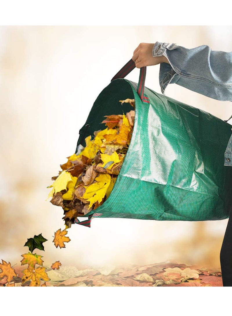 Zikra Garden Waste Bags for Collecting Leaves, Large Yard Dustpan, Reusable Garden Sacks with Handles, Plant waste grass, and Leaves - Garden Bin Bags, Garden Clippings Bags, Leaf Container - Image 2