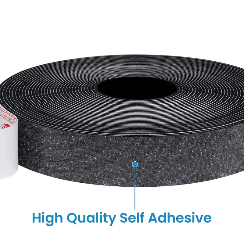 ALP Nitrile Self Adhesive Insulation Foam Tape, ECOTAPE, Class O For Matel Heat, Air Conditioning, industrial Freezers, Refrigerators (2"(W) X 3 mm(T) X 9.1 Meter(L)) - Black, Pack of 1 - Image 4