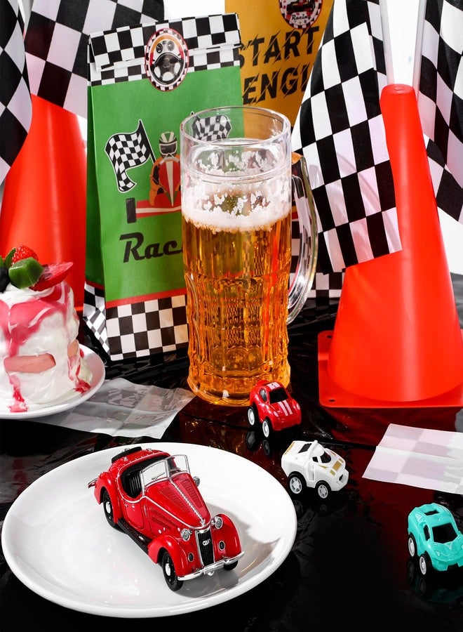 Remagr 16 ft X 2 ft Black Racetrack Floor Runner Racer Party Decoration Platic Road Table Runner Floor Mat for Cars Theme Birthday Party - Image 5