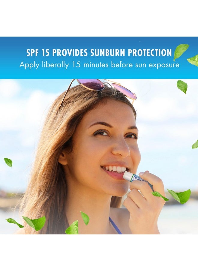 ناتشورال آيس بلسم شفاه طبي أصلي بمعامل حماية من الشمس SPF 15، عبوة من 12 قطعة  - Image 5