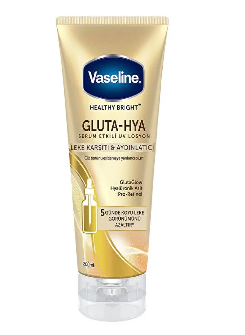 VASELINE GLUTA-HYA SERUM BURST LOTION FLAWLESS BRGHT 200ML