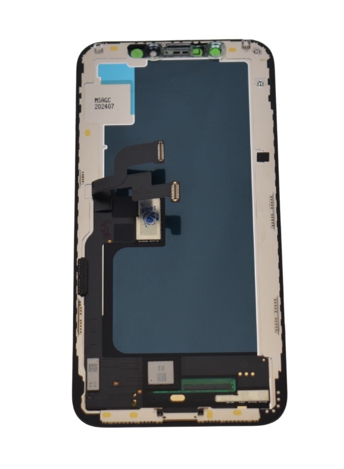 جادجتس كونيكشن شاشة LCD لهاتف ابل ايفون اكس اس باللون الأسود - Image 2