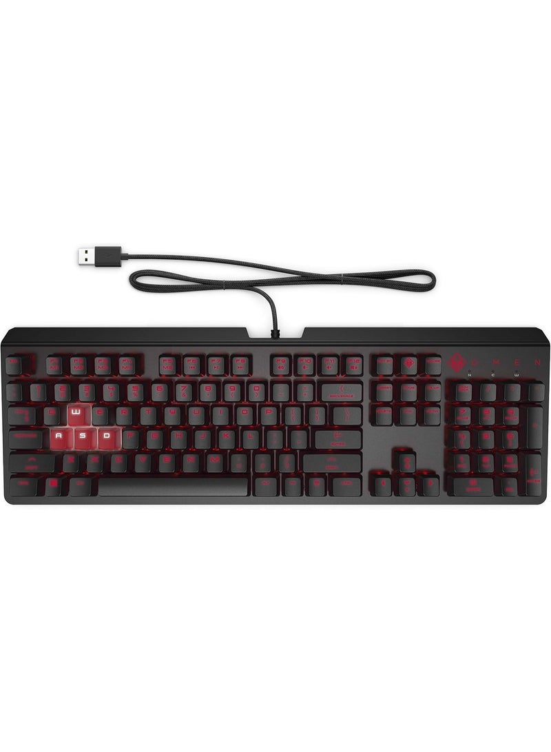 لوحة مفاتيح الألعاب السلكية HP OMEN ENCODER - أسود (6YW76AA)