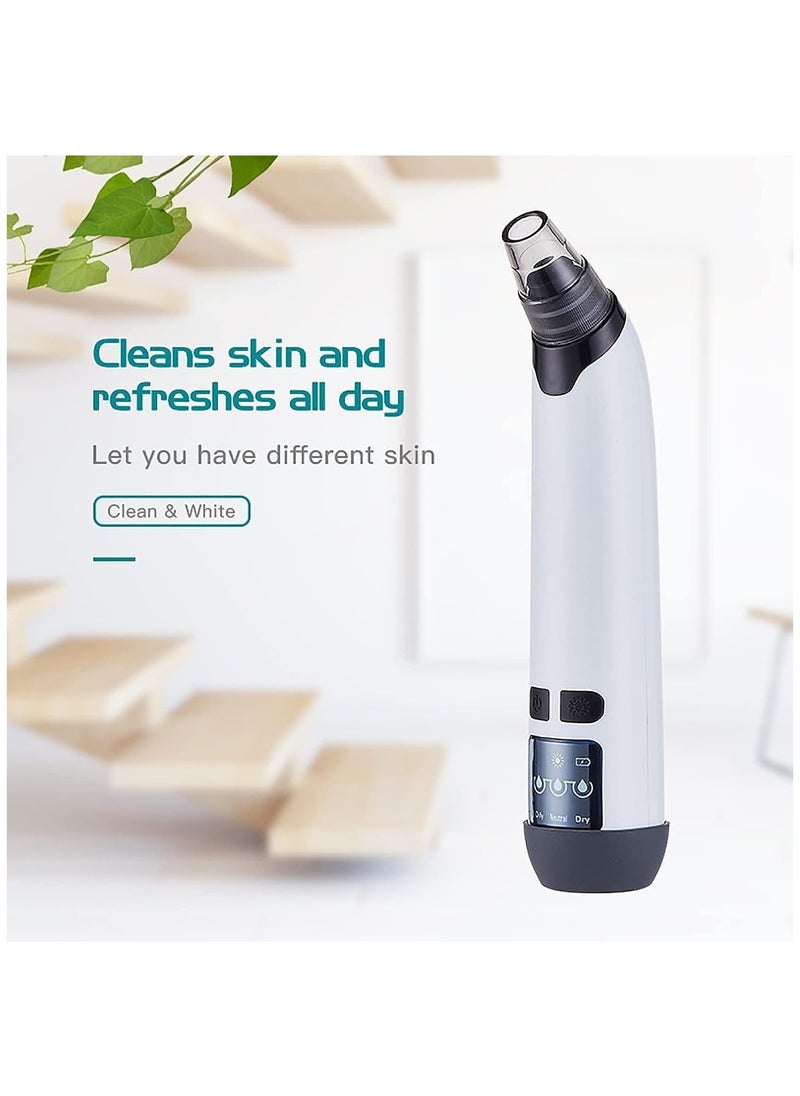 General Acne Comedone Whitehead Extractor Tool - Blackhead Remover Pore Vacuum Facial Pore Cleaner Blackhead Suction Tool Facial Cleansing Pimple Extractor Electric Acne Extractor Kit  - Image 2