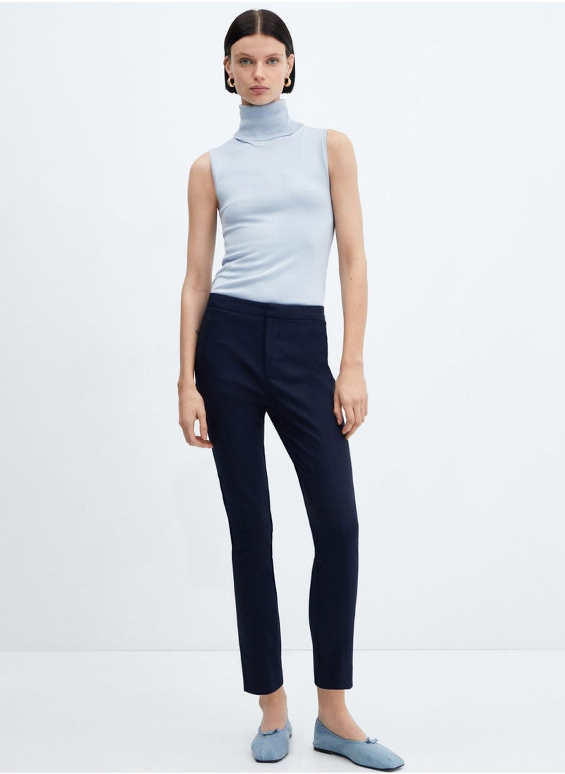 MANGO - High Waist Pants - Image 1