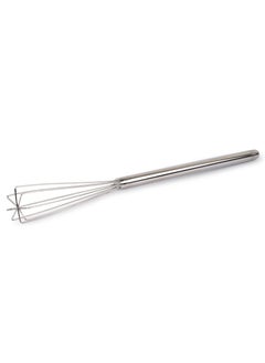 Rattleware Rattleware 10.25" Long-Handle Silver Espresso Whisk, Perfect Coffee Distribution, Stainless-Steel Triangular Design, long handle whisk for precision, ideal as a coffee whisk for commercial & home use.  - Image 1