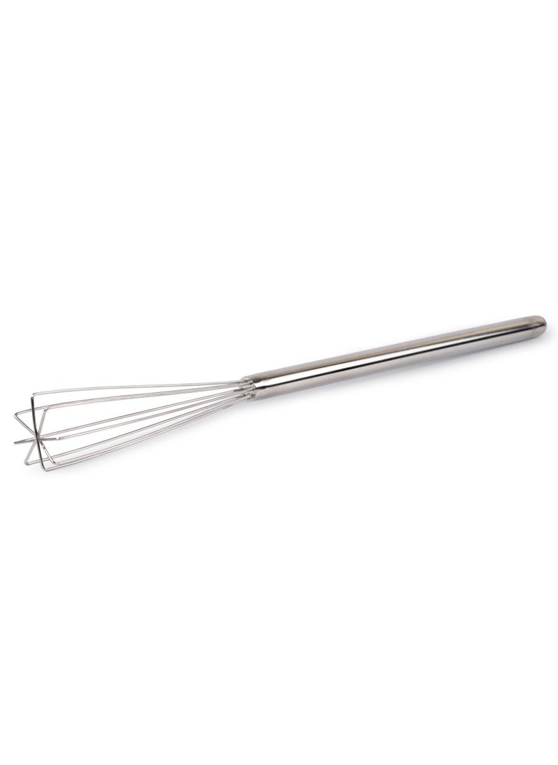 Rattleware - Rattleware 10.25" Long-Handle Silver Espresso Whisk, Perfect Coffee Distribution, Stainless-Steel Triangular Design, long handle whisk for precision, ideal as a coffee whisk for commercial & home use. - Image 1