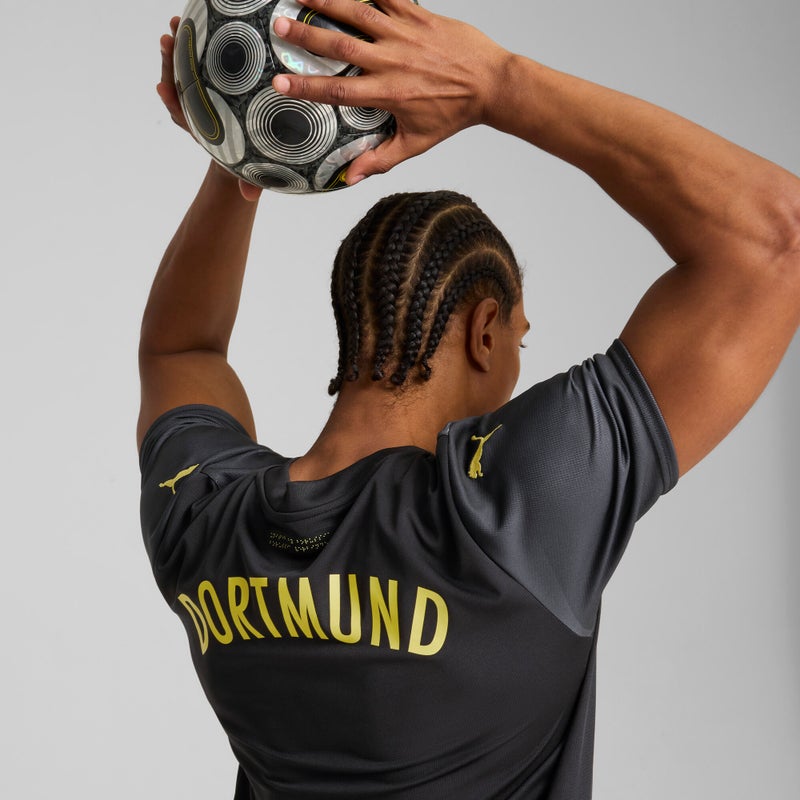 PUMA Borussia Dortmund 24/25 Mens Black Away Jersey - Image 5