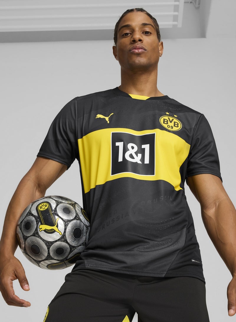 PUMA Borussia Dortmund 24/25 Mens Black Away Jersey - Image 1