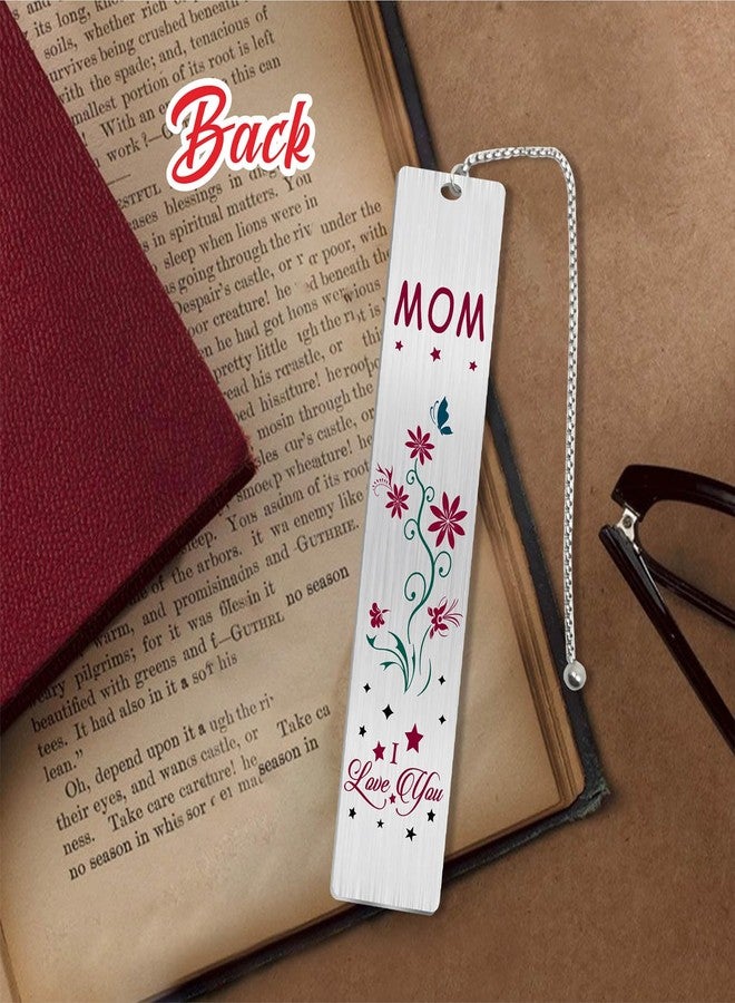 Jzxwan Mom Bookmark Gifts, Happy Birthday Mom Present, I Love My Mommy Bookmark, Thank You Mother Gifts Ideas - Image 5
