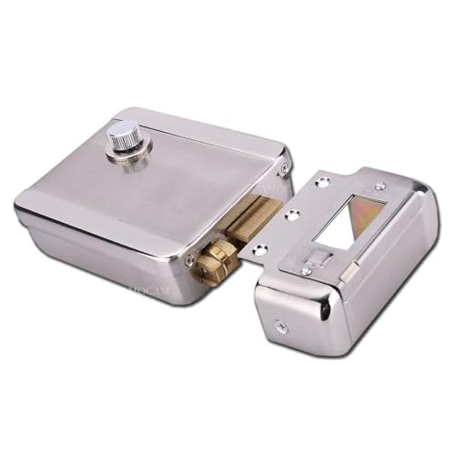 AMOCAM Electric Electronic Door Lock for Video Intercom Door Phone Vidoe doorbell DC 12V Stainless Steel E-Lock Support Wooden Glass Metal Fireproof Door - Image 2