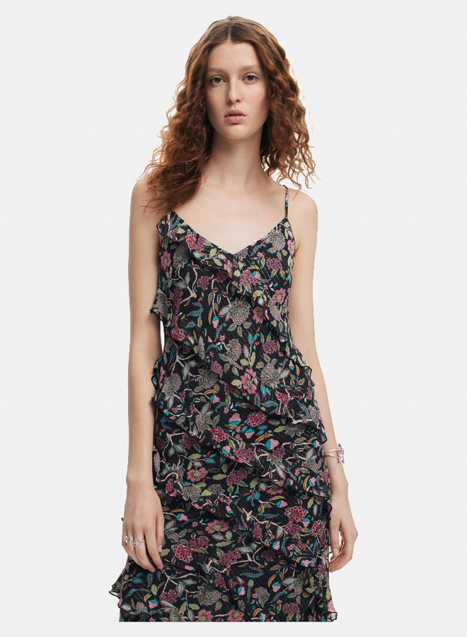 DESIGUAL Midi dress with ruffles - Image 3