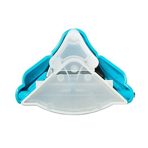 Chris.W Corner Rounder with Chips Tray, Chrir.W Angle Eater Cutter Tool for Scrapbooking,Photo and Paper(Blue, 5mm) - Image 2