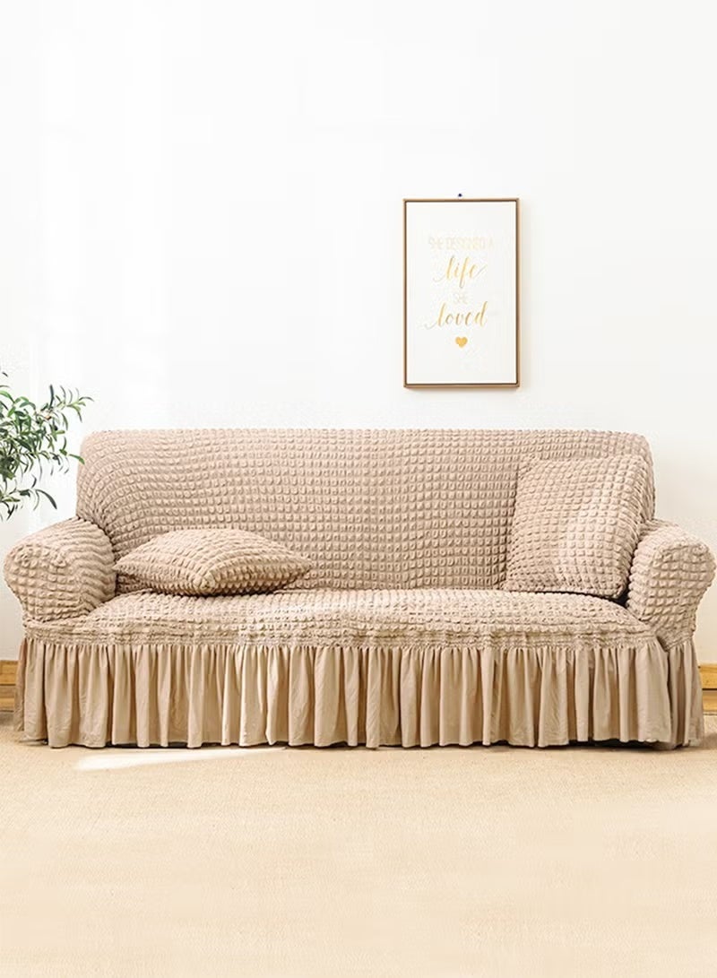 sofa cover 3 seater Super Stretchable Wrinkle-free Full Coverage Couch Slipcover Exquisitely Detailed Slip Flexible Resistant Jacquard Sofa Cover  190-230cm - Image 5