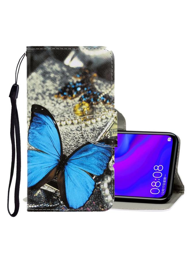 اس-توب جراب لهاتف Huawei Mate 30 Lite، جراب جلدي من البولي يوريثان قابل للطي أفقيًا برسومات ملونة ثلاثية الأبعاد مع حامل وفتحات للبطاقات ومحفظة - Image 1