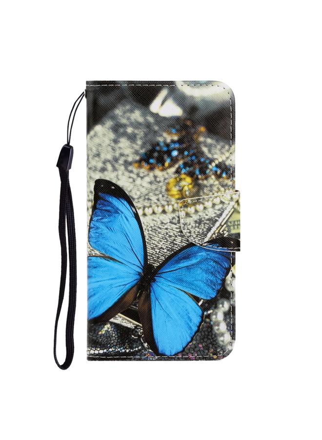 اس-توب جراب لهاتف Huawei Mate 30 Lite، جراب جلدي من البولي يوريثان قابل للطي أفقيًا برسومات ملونة ثلاثية الأبعاد مع حامل وفتحات للبطاقات ومحفظة - Image 2