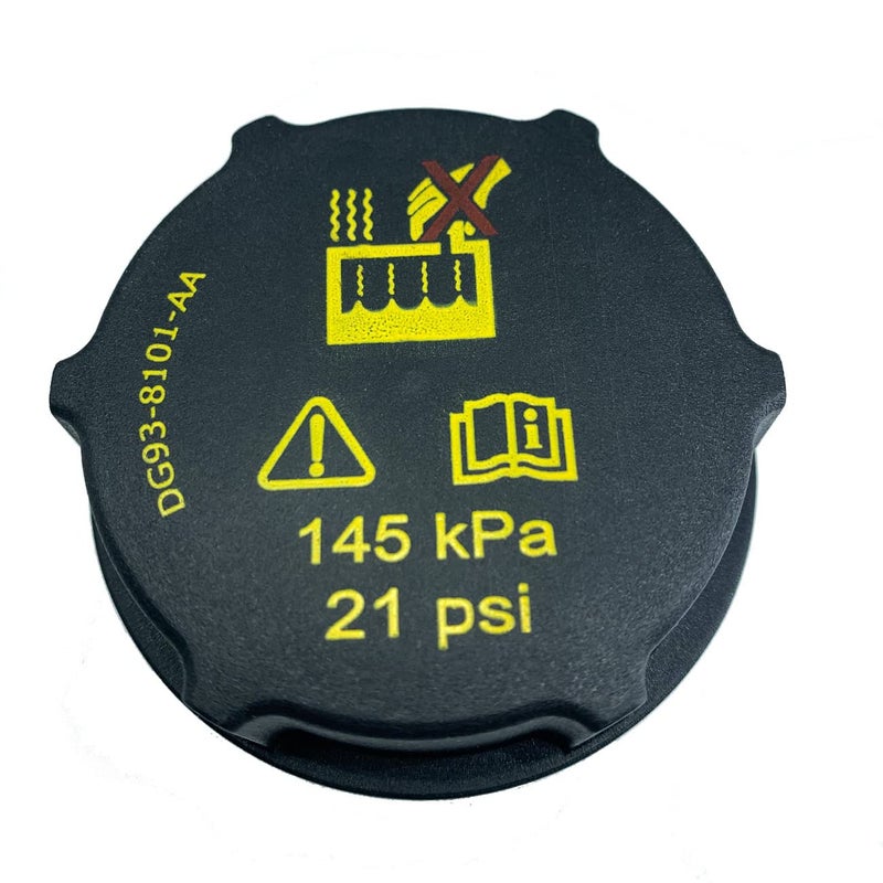 غطاء خزان سائل التبريد لرادياتير لسيارات فورد فوكس موستانج فيusion إيسكايب فييستا F150 CMax مونديو برونكو إيدج رينجر إكسبيديشن إكسبلورر ترانزيت رينيغيد فورستر توريز إيكو سبورت لينكولن أفييتور MKZ MKC MKX