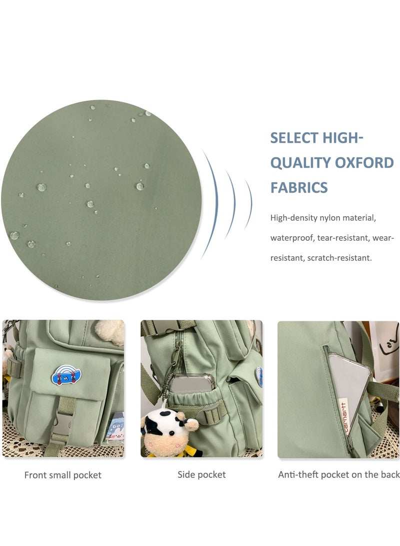 KASTWAVE Student Kawaii Backpacks For Teen Girls, Fashion   Bookbag, Kawaii Backpack with Kawaii Pin and Accessories,   Kawaii Backpack for School (1 pendant) - Image 5