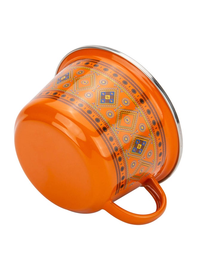 AL SANIDI Najdi inscription cup, Coffee cup for trips and travel, Orang, 340 ml  - Image 4