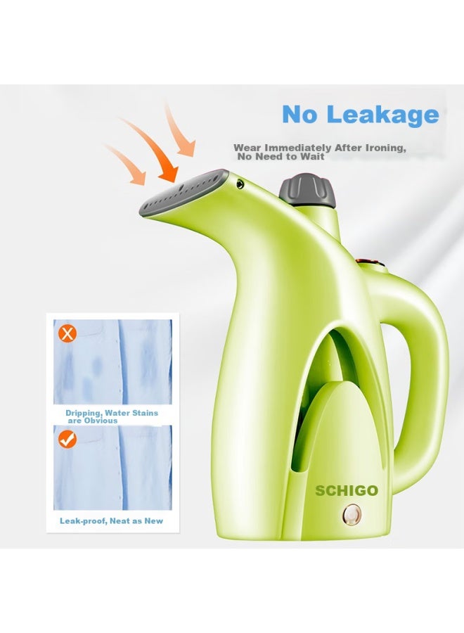 Chigo Handheld Garment Steamer, Home Electric Iron, Steam Brush, Portable Small Clothes Steamer, Mini Clothes Steamer Zd188, Green - Image 3