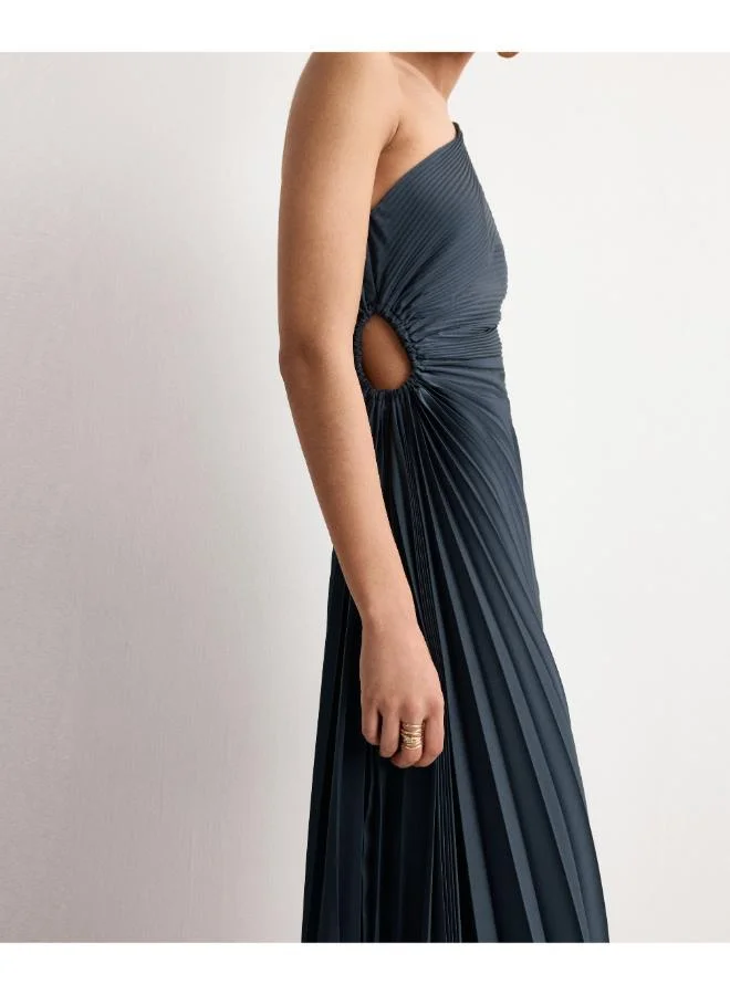 MANGO  Pleated asymmetrical dress with opening for Women | Best Price UAE