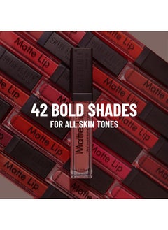 Swiss Beauty Swiss Beauty Ultra Smooth Matte Lip Liquid Lipstick, Smooth Lip Color, Weightless Finish, Silky Matte Finish, Shade- Hot Red, 6ml  - Image 5