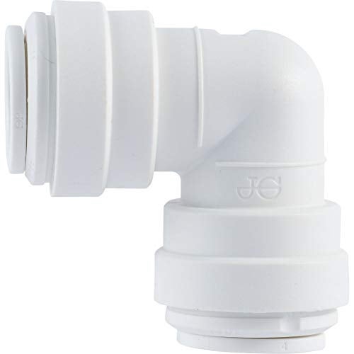 John Guest Speedfit 1/4 Inch OD Union 90 Degree Elbow Connector, Push to Connect Plastic Plumbing Fitting, PP0308WP - Image 2