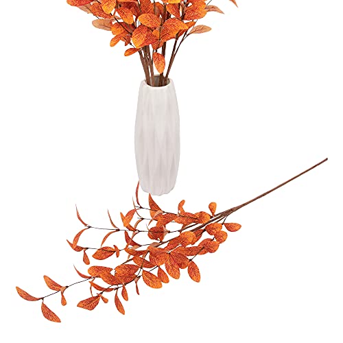 VGIA 6 Pcs Artificial Eucalyptus Stems Eucalyptus Leaves Fall Decorations for Office and Home Artificial Plants for Floral Arrangement - Image 4