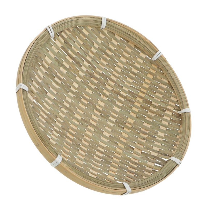 Creative Woven Serving Tray Multipurpose Food Basket 3 Piece Set For Fruits Vegetables Snacks Kitchen Counter Home Storage - Image 4