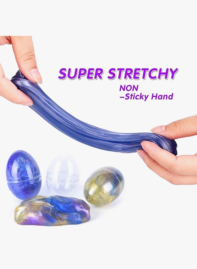 YupFun 6-Piece Realistic And Entertaining Non Toxic Soft Egg Slime Stress Relief Toy - Image 3