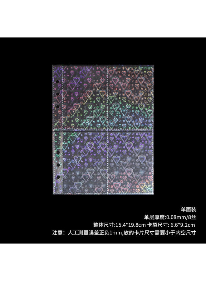 Unity Spot A5 Plastic Pp Display Book Transparent Game Card Inner Page Bag Photo Album Inner Page Certificate Stationery Book Can Be - Image 1
