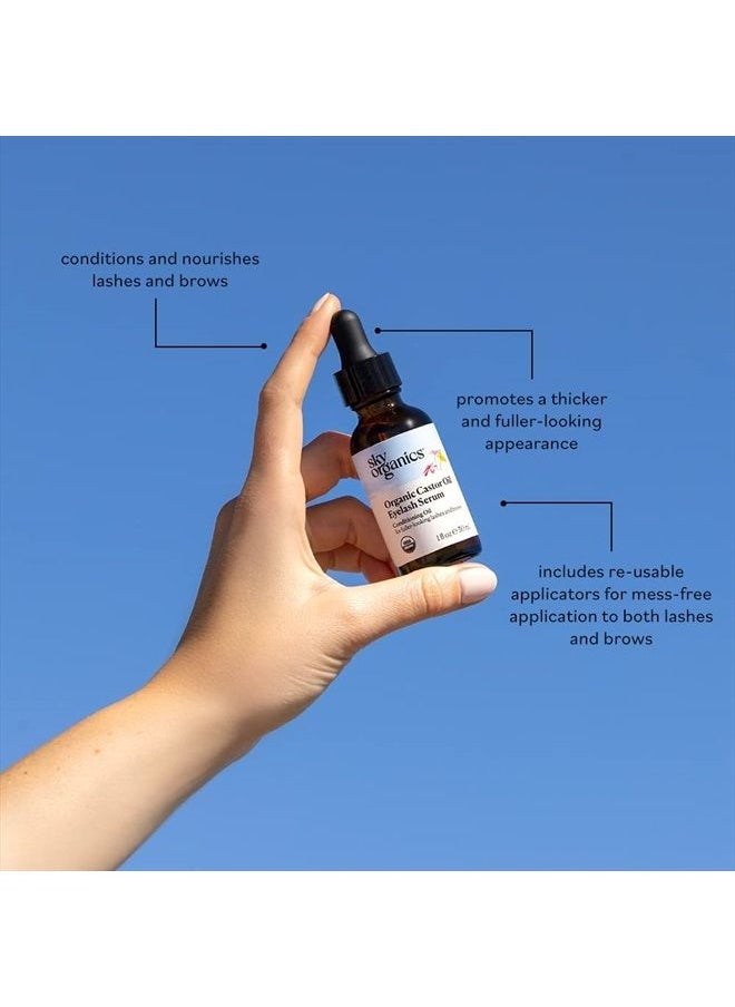 Sky Organics - Organic Castor Oil Eyelash Enhancer Serum 30ml - Image 1