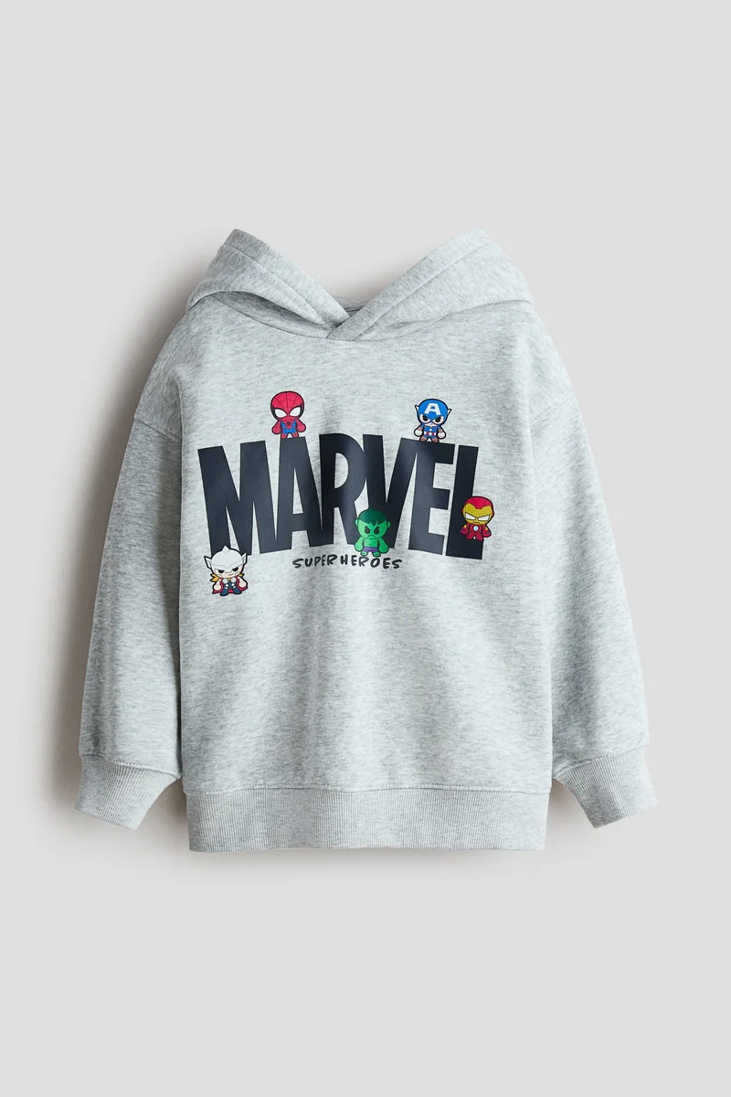 H&M Print-motif hoodie