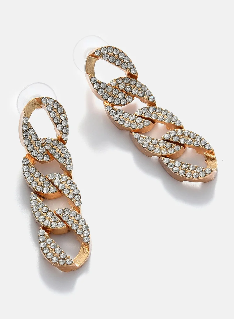 SOHI Stones Contemporary Artificial Drop Earring Jewellery