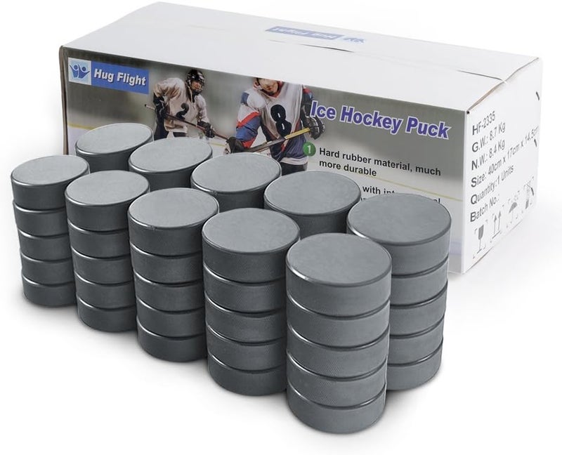 Hug Flight Hockey Pucks Bulk 50 Hockey Pucks per Case Official New - Image 1