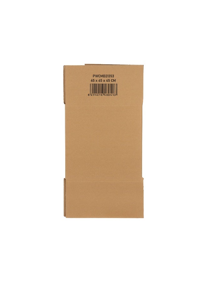 Packwell Brown 5-Ply Heavy-Duty Corrugated Carton Box 45x45x45cm  20kg Capacity | Strong Packing Box for Shipping, Storage & Moving - Image 4